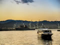 Pleasure boat that tours ports related to the Navy