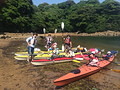 仲間と一緒にシーカヤック・九十九島